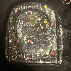 Mickey Mouse Black Backpack